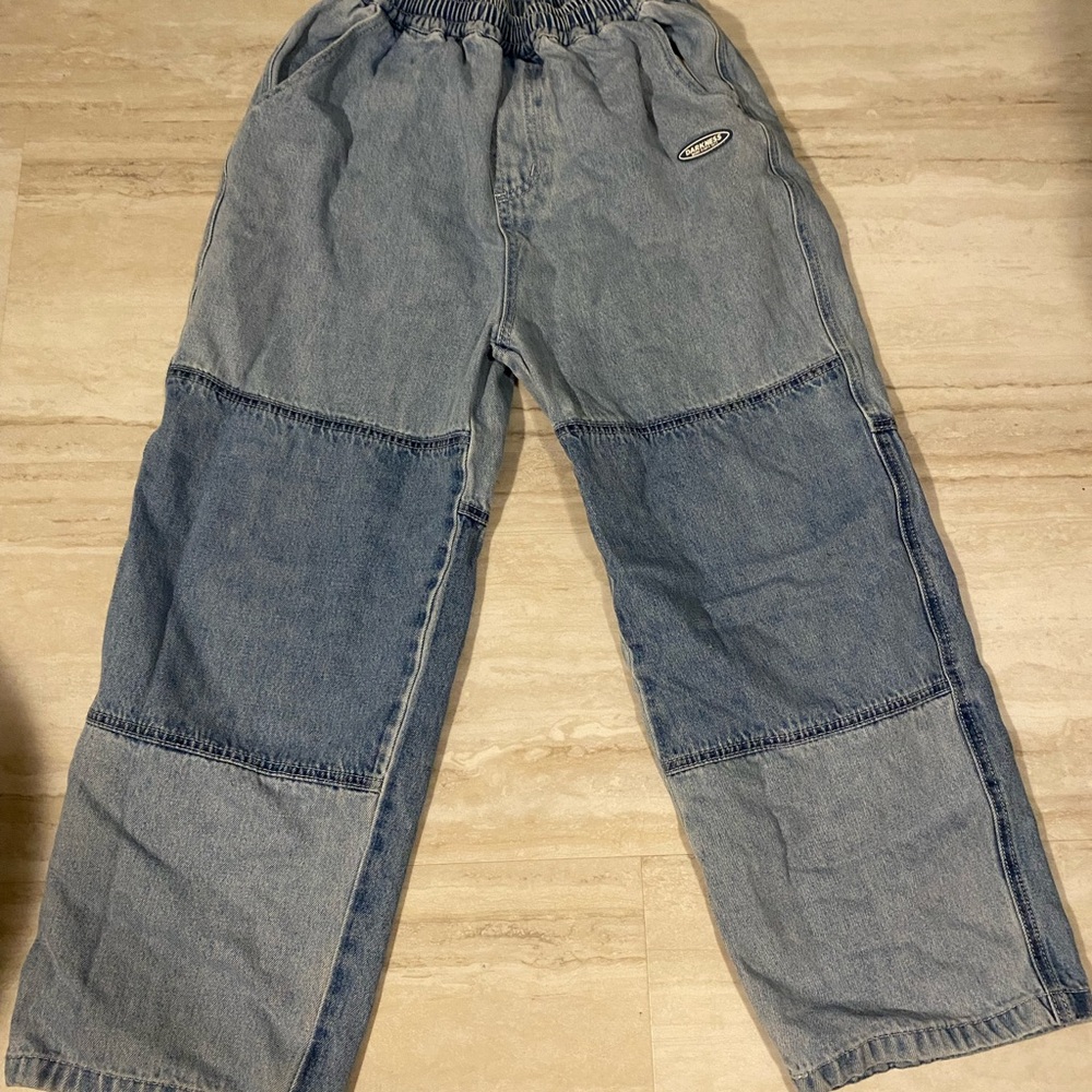 Men's Relaxed Fit Jeans - Two-Tone Blue